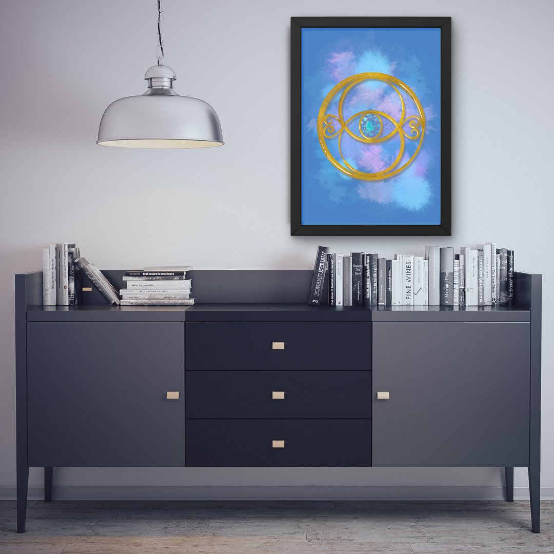 Throne of Glass Art Print | Eye of Elena | Bookish Wall Art - Serafine Art & Design - 