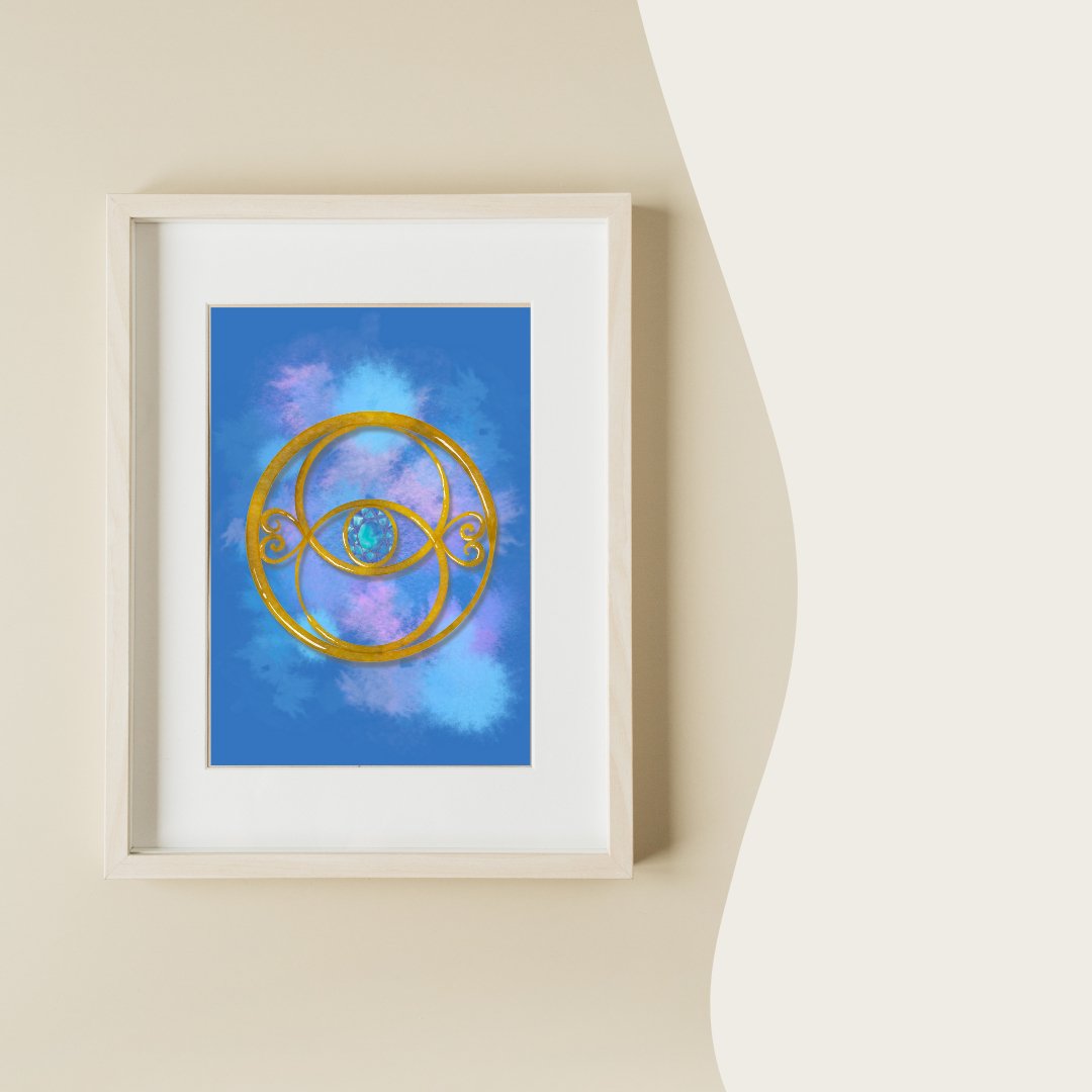 Throne of Glass Art Print | Eye of Elena | Bookish Wall Art - Serafine Art & Design - 