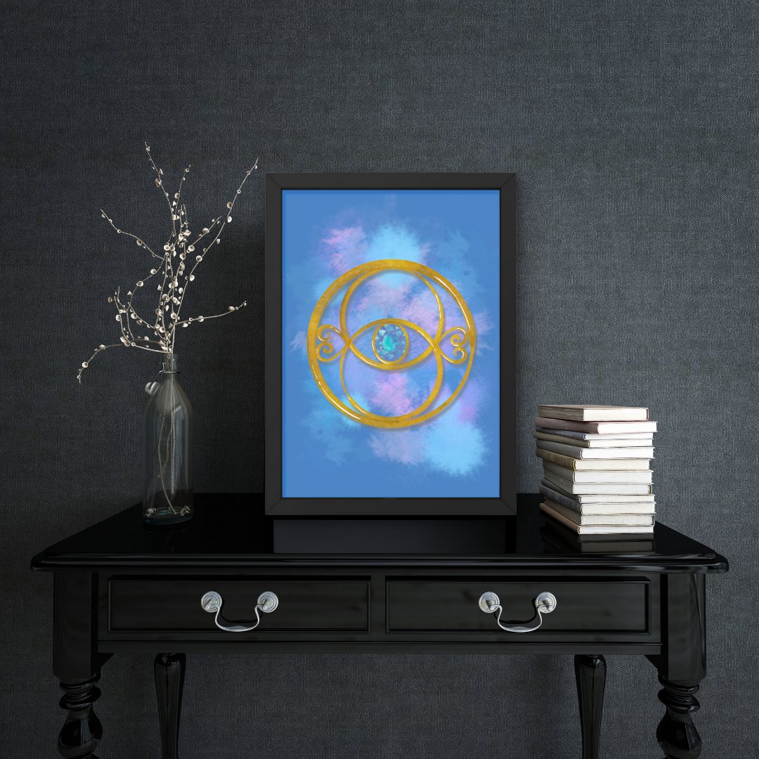 Throne of Glass Art Print | Eye of Elena | Bookish Wall Art - Serafine Art & Design - 