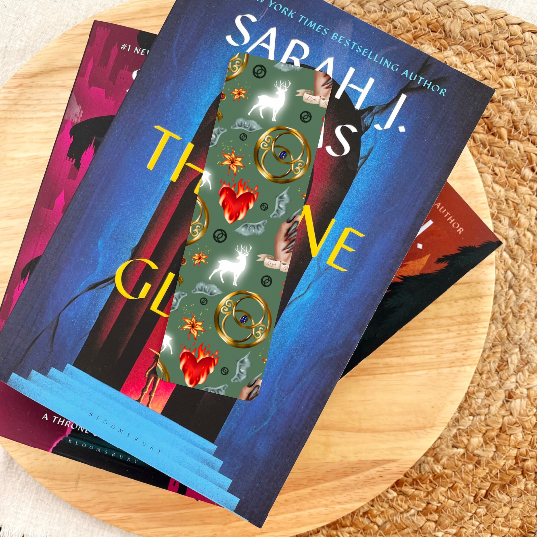 Throne of Glass Paintings Bookmark | Sarah J Maas | TOG Merch | Bookish Art - Serafine Art & Design - 