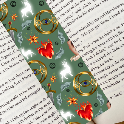 Throne of Glass Paintings Bookmark | Sarah J Maas | TOG Merch | Bookish Art - Serafine Art & Design - 