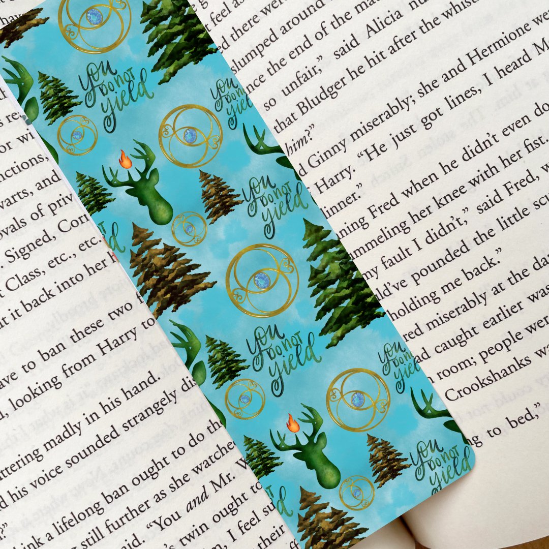 Throne of Glass Pattern Bookmark | Cute Book Accessories - Serafine Art & Design - 