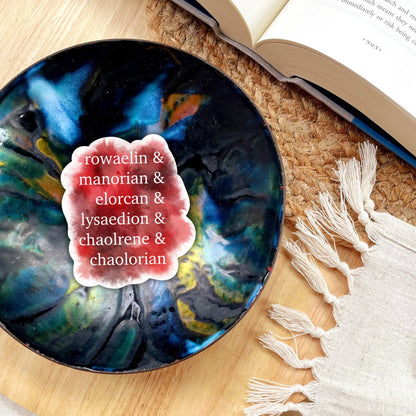 Throne of Glass Ships Sticker | Sarah J Maas Gifts - Serafine Art & Design - 