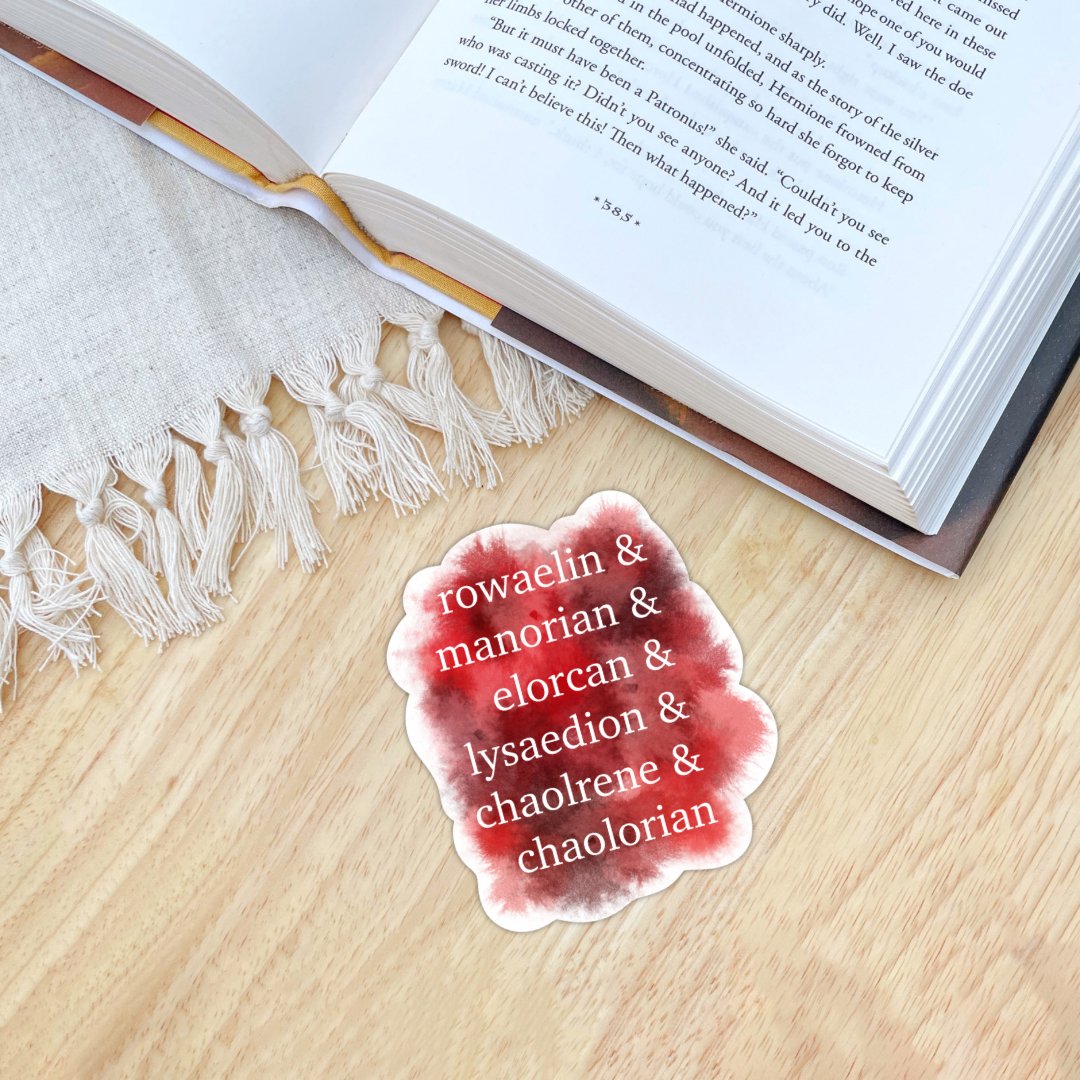 Throne of Glass Ships Sticker | Sarah J Maas Gifts - Serafine Art & Design - 