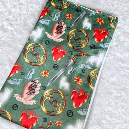 Throne of Glass Throw Blanket | Sarah J Maas | Bookish Merch - Serafine Art & Design - 