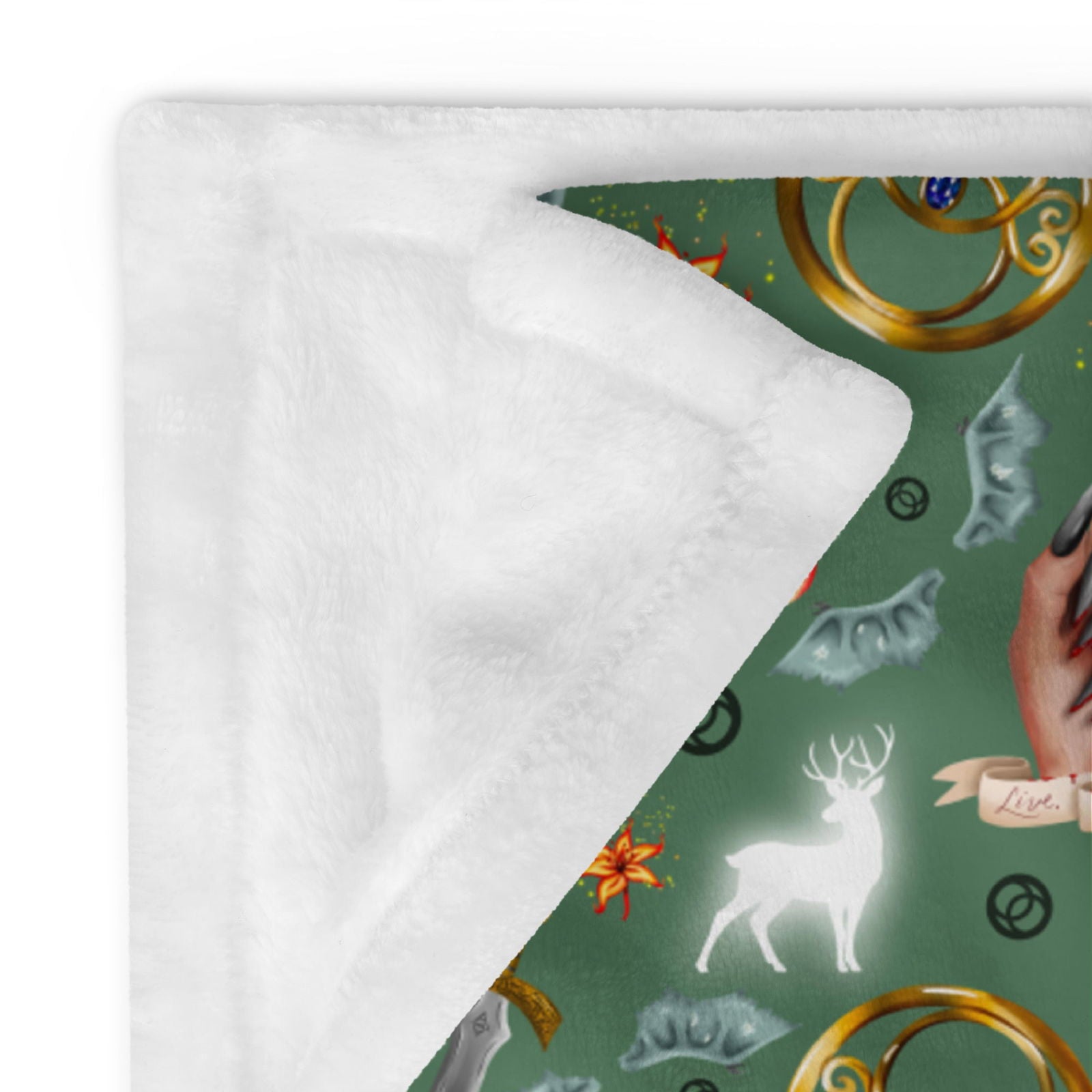Throne of Glass Throw Blanket | Sarah J Maas | Bookish Merch - Serafine Art & Design - 