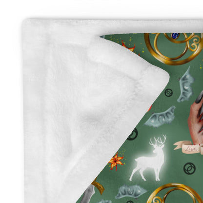 Throne of Glass Throw Blanket | Sarah J Maas | Bookish Merch - Serafine Art & Design - 