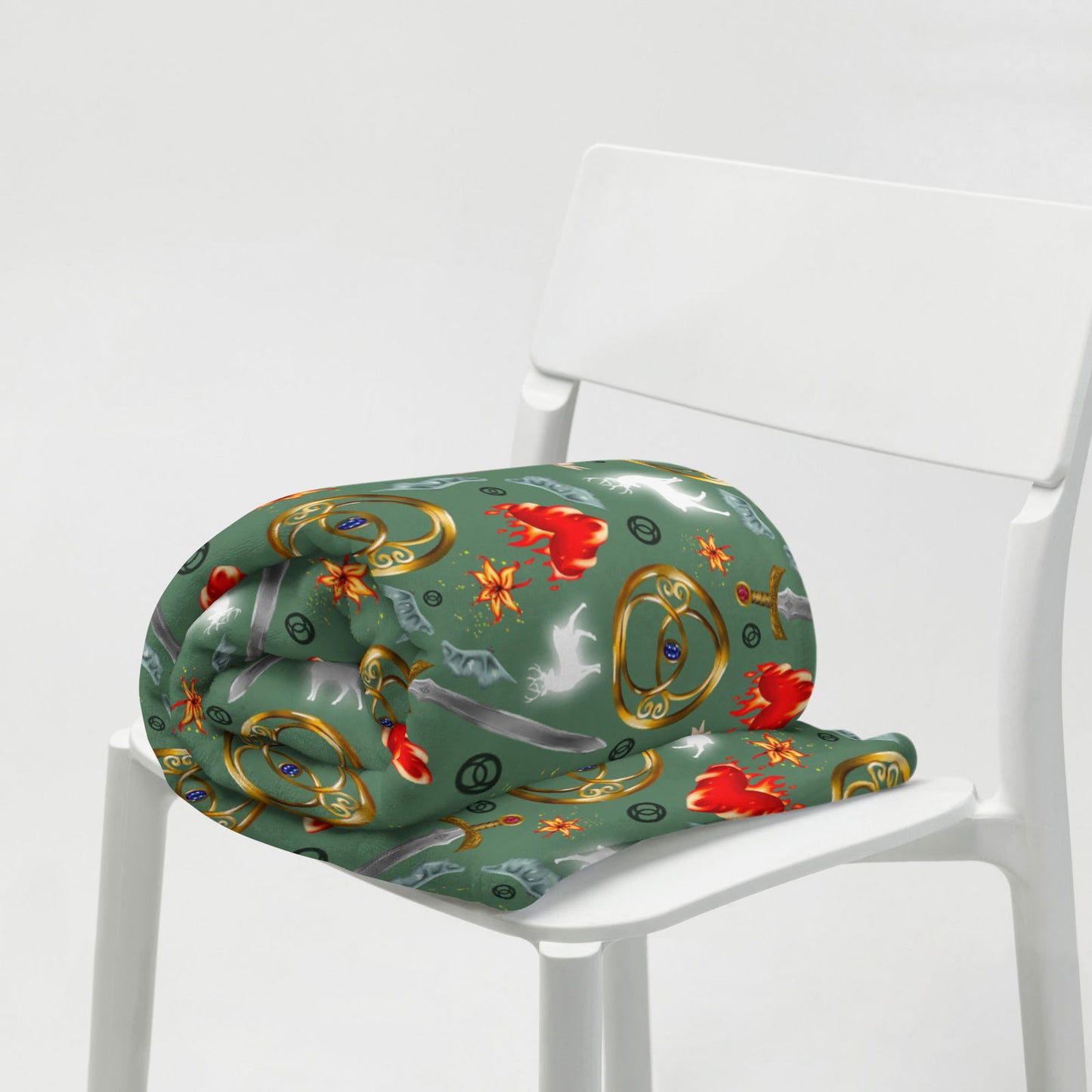 Throne of Glass Throw Blanket | Sarah J Maas | Bookish Merch - Serafine Art & Design - 