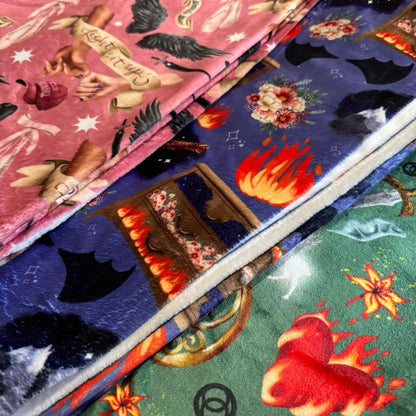Throne of Glass Throw Blanket | Sarah J Maas | Bookish Merch - Serafine Art & Design - 