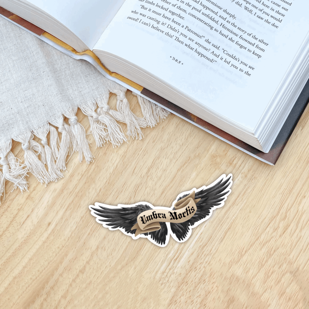 Umbra Mortis Hunt Athalar Sticker | Sarah J Maas | Crescent City Merch - Serafine Art & Design - 