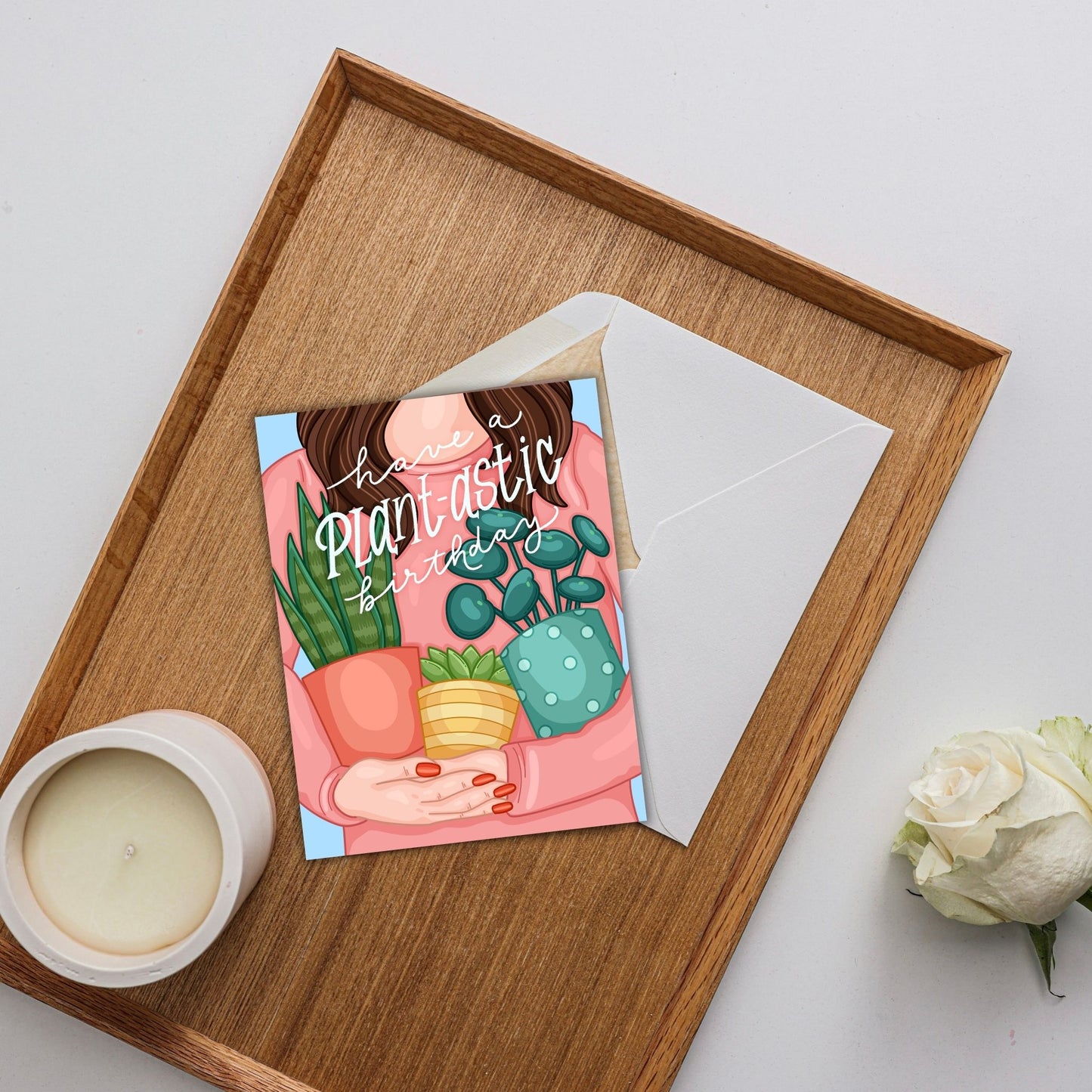 Plant-astic Birthday Card | Botanical Plant Lover Greeting Cards