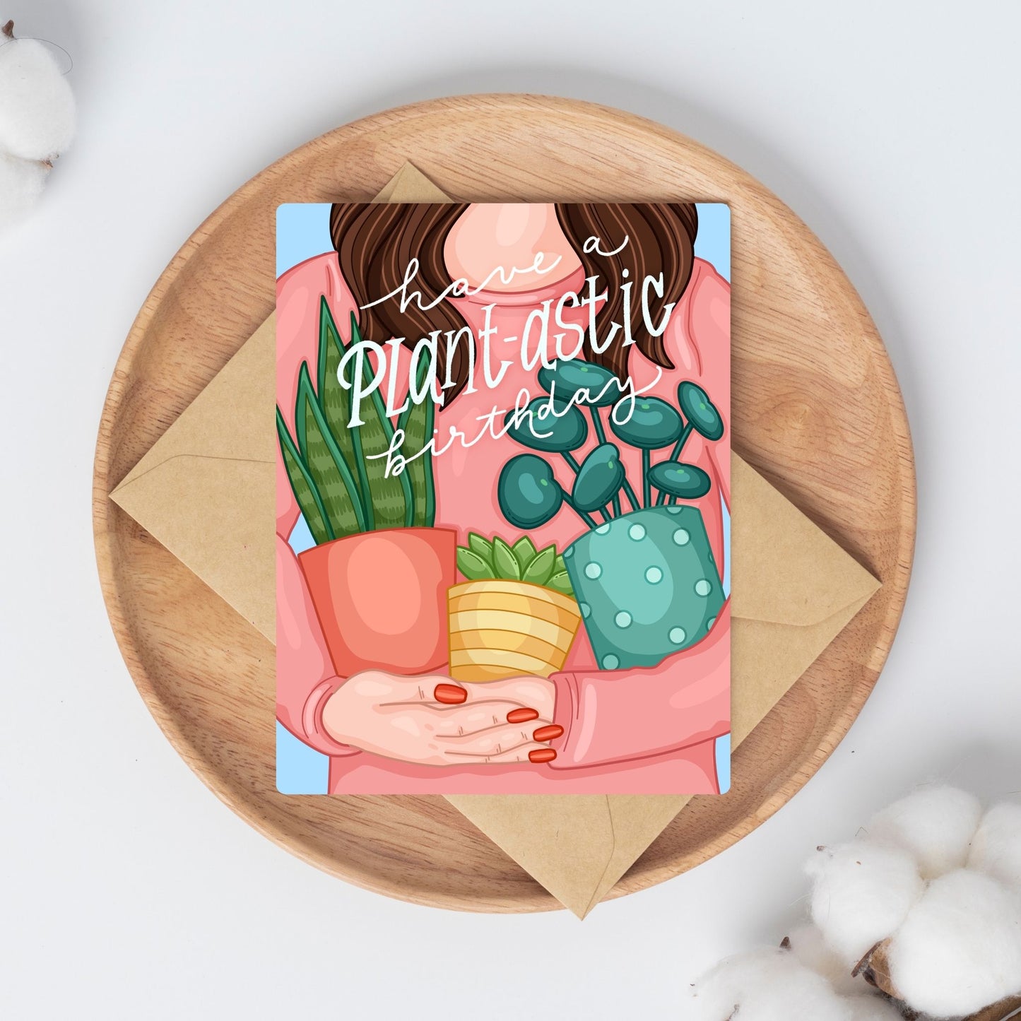 Plant-astic Birthday Card | Botanical Plant Lover Greeting Cards
