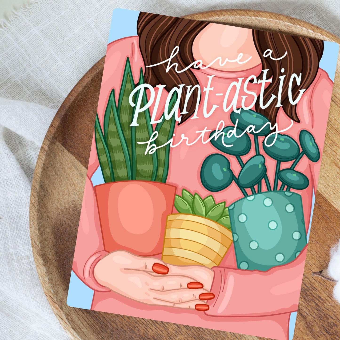 Plant-astic Birthday Card | Botanical Plant Lover Greeting Cards