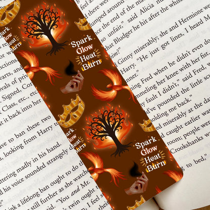 Spark of the Everflame Pattern Bookmark, Kindred’s Curse Saga by Penn Cole - Officially Licensed