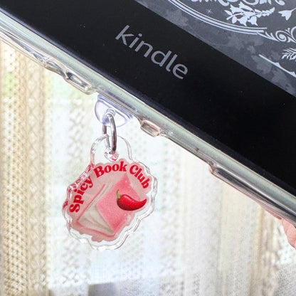 Kindle Charm | Spicy Book Club USB-C Dust Plug