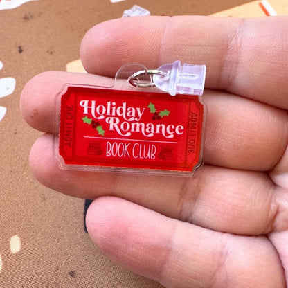 Kindle Dust Plug Charm | Holiday Romance Book Club, E-Reader Accessory