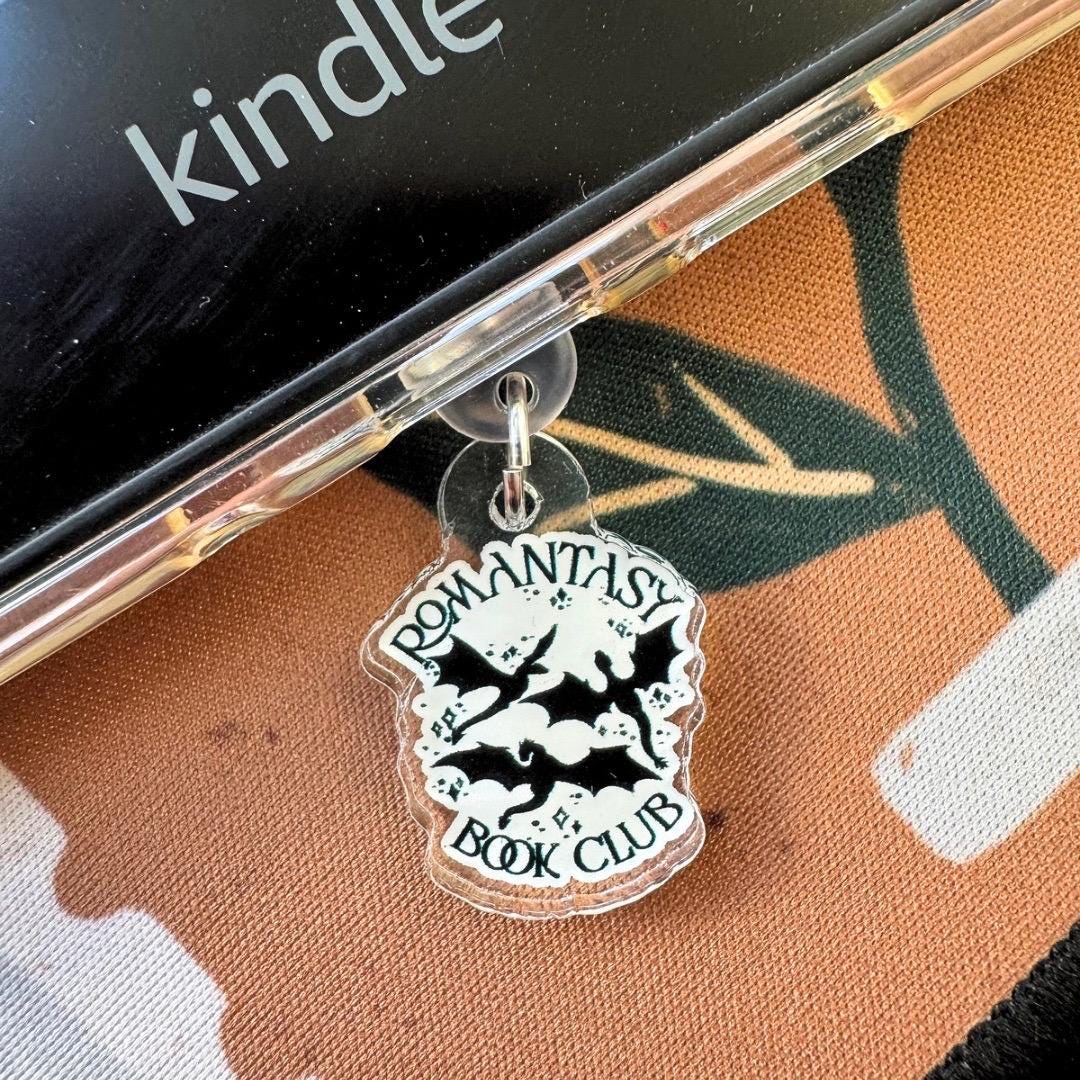 Romantasy Book Club Kindle Charm | USB-C Dust Plug