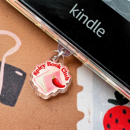 Kindle Charm | Spicy Book Club USB-C Dust Plug