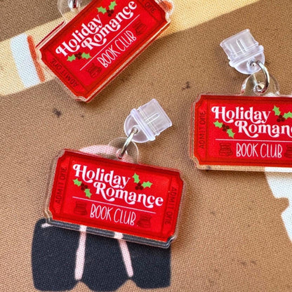 Kindle Dust Plug Charm | Holiday Romance Book Club, E-Reader Accessory