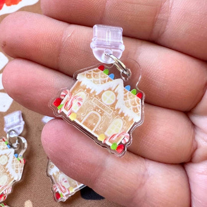 Kindle Gingerbread House Charm: Bookish USB-C Dust Plug