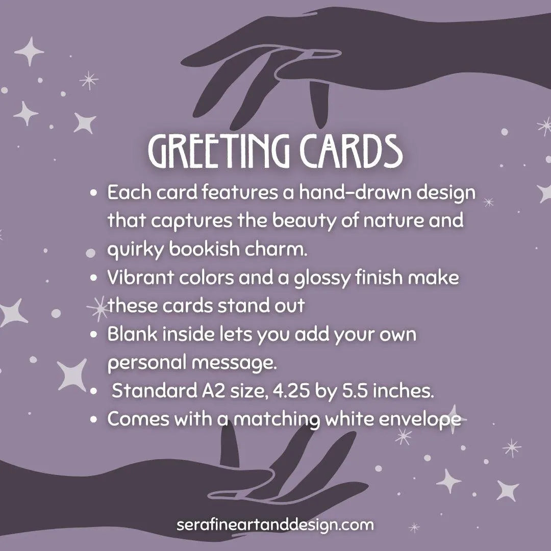 Merry Bookmas Christmas Card | Bookish Greeting Cards