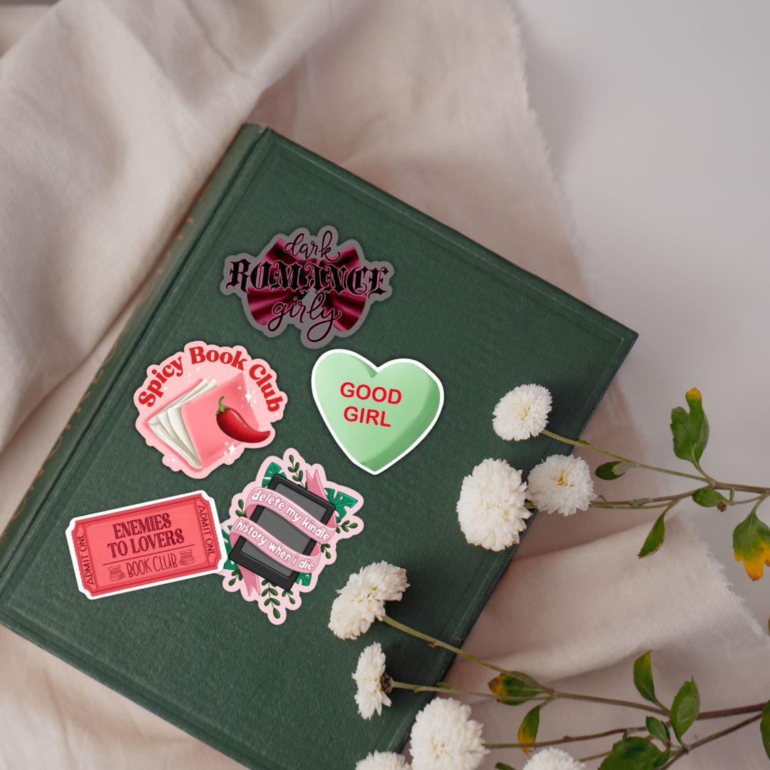 Romance Reader Sticker Pack