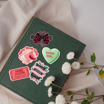 Romance Reader Sticker Pack
