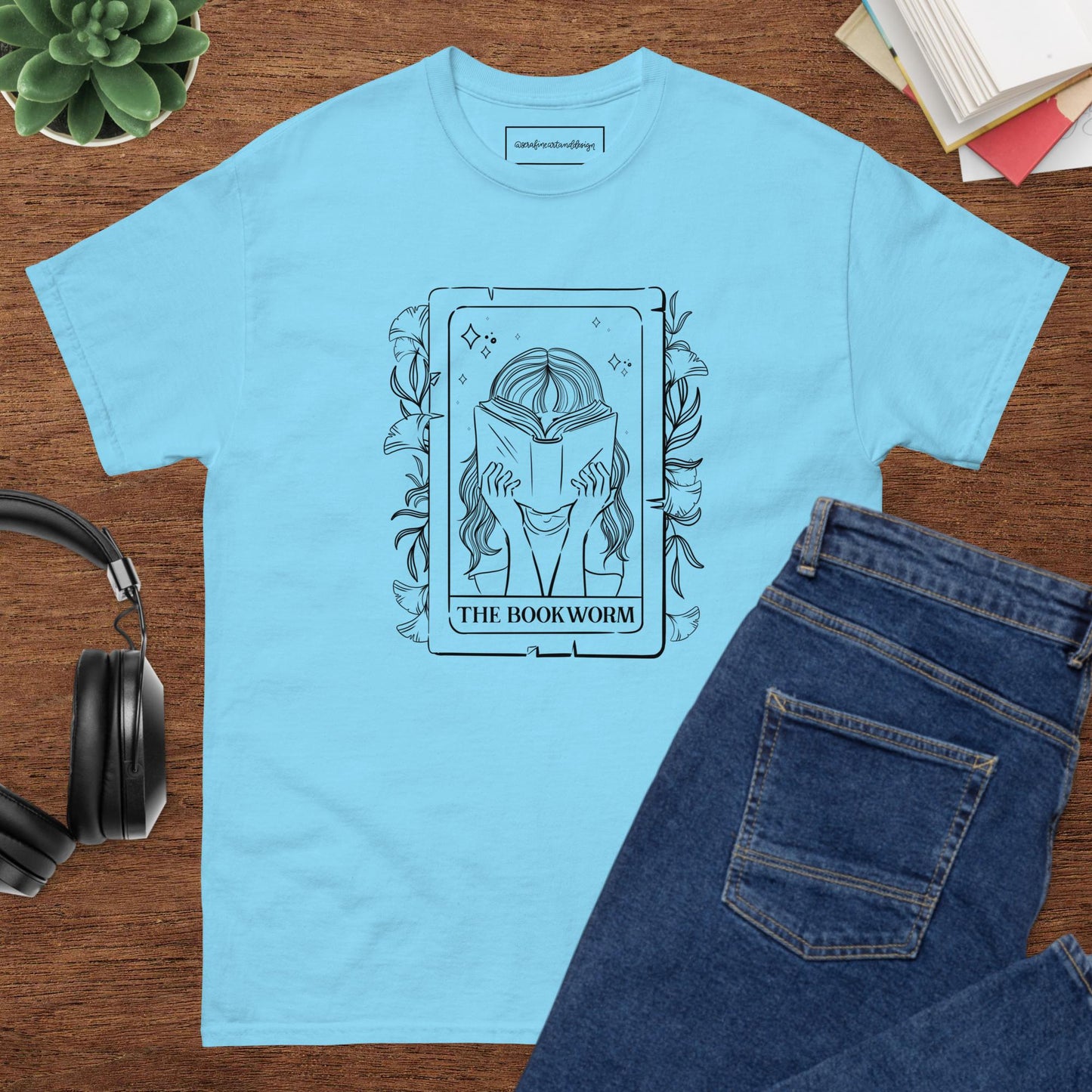 The Bookworm Tarot Card Classic Tee